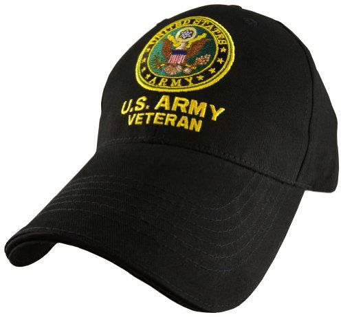 EAGLE CREST U.S. Army Veteran Cap Black