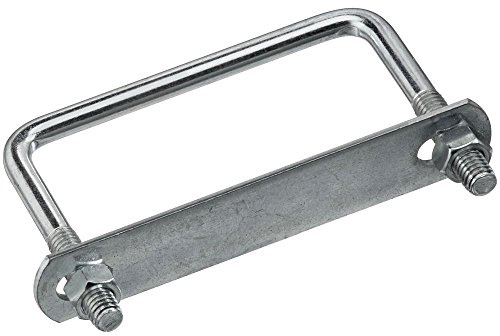 National Hardware N222-380 2192BC Square U Bolt in Zinc plated,#673-3/8x4x3