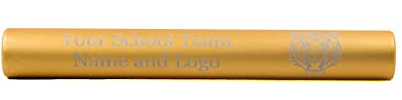 Custom Gold Aluminum Track and Field Relay Baton Personalized Gift For Him, For Her, For Boys, For Girls, For Husband, For Wife, For Them, For Men, For Women - Your Team Name and Logo Engraved