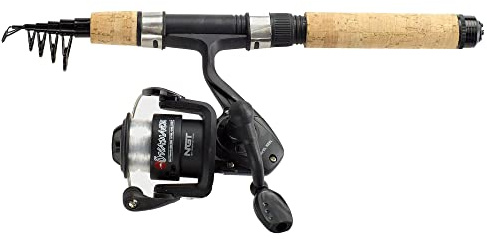NGT Onamazu Mini Travel Telescopic Rod and Reel Combo - Green, One Size