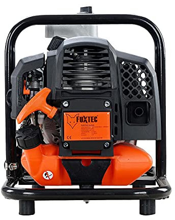 FUXTEC pompa d'acqua a benzina FX-WP152 con 15.000 l di portata e max. prevalenza 35 m pompa da giardino
