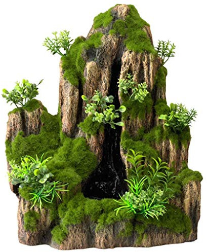 Aqua Della Aquariumdekoration Wayterfall Moss Rock, S, 1 Way