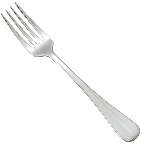 Winco Stanford Stainless-Steel Dinner Fork, Extra Heavyweight, 7.75 (12 Pack)
