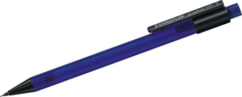 Staedtler Staedtler 777 07-3 Druckbleistift graphite gefüllt mit B-Minen, Minendurchmesser 0,7 mm, Schaftfarbe: blau, 10 Stück im Kartonetui