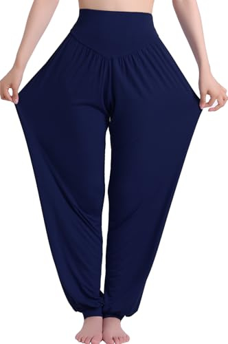 Hoerev Super Soft Spandex Byxor Modal Harem Yoga Pilates