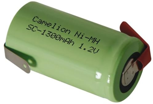 VELLEMAN - RSH1.3LFOMC NI-MH Batterie mit Lötfahnen, 1.2V-1.3Ah 145722