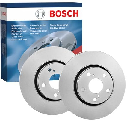 Juego de 2 Discos de Freno Bosch BD1403 - Discos Ventilados de 295 mm - Eje Delantero - Certificación ECE-R90 - Buena refrigeración, frenado fiable, protección anticorrosión - 1 Juego de 2 Discos