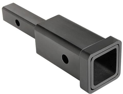 REESE Towpower 7020500 Trailer Hitch Receiver Adapter, Converts 1-1/4 Inch Square Receiver Opening to 2 Inch, 3,500 lbs. Capacity, 6 Inch Length
