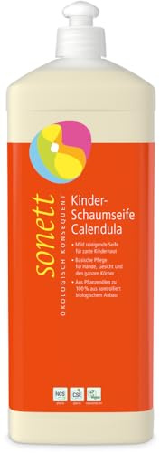 Sonett skumtvål för barn, kalendula, 1 liter