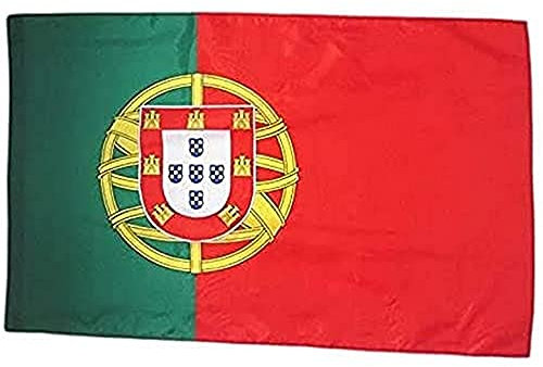 AZ FLAG - Drapeau Portugal - 90x60 cm - Drapeau Portugais 100% Polyester Avec Fourreau et Cordelette - Pavillon 50 g