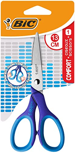 BIC Comfort Classic barnsax för högerhänta 13 cm - rosa eller lila kropp, blister med 1