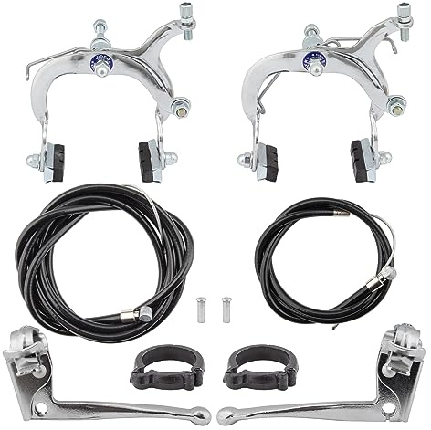 Sunlite Side Pull Brake Set, 61-79mm Reach, Silver
