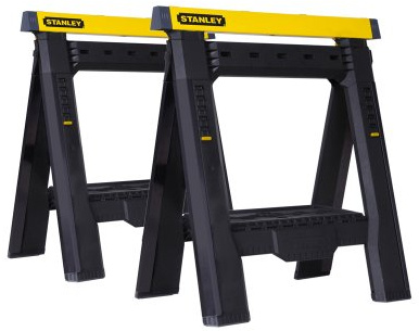Stanley STST60626 Adjustable Sawhorse Twin Pack