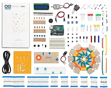 Official Arduino Starter Kit [K000007] - Beginner-Friendly Electronics Set with Board, Components & English Project Book