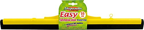 La Briantina Scopa Spingiacqua Easy, Tira Acqua per Pavimenti in Plastica, Larghezza 55 cm, Senza Manico