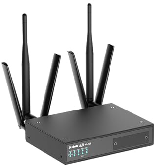 D-Link DWM-550-G 5G M2M Industrie-Router | Dual-SIM Failover, 5G NR & 4G LTE, Wi-Fi 6 AX1800, VPN-Sicherheit, Robustes Design -30~70°C, Multi-WAN mit automatischem Failover & Lastverteilung