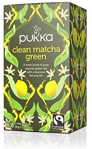 Pukka örter ekologisk ren matcha grönt te 20 påsar (förpackning med 2)