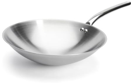 De Buyer, WOK INOX Ø 36CM,36 cm-3122.36