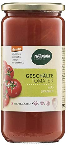 Naturata Bio geschälte Tomaten, 660g