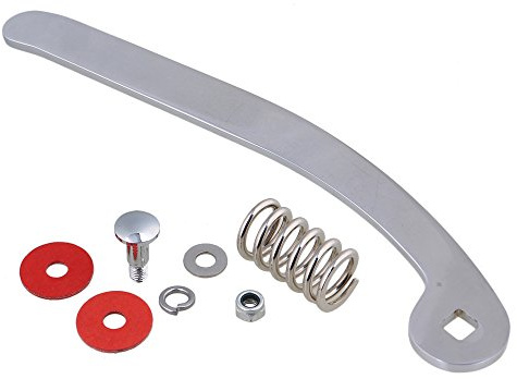 BQLZR Chrome Zinc Alloy Vibrato Bridge Tremolo System Arm Bar with Nut Spring for Electric Guitar