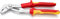 KNIPEX Cobra Wasserpumpenzange, verchromt, 250 mm, VDE, Muttern bis 46 mm, Rohre bis 52 mm, Feinverstellung per Knopfdruck, 87 26 250