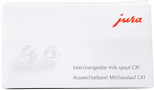 Jura 72595 Auswechselbarer Milchauslauf CX1, 10-er Set, Braun
