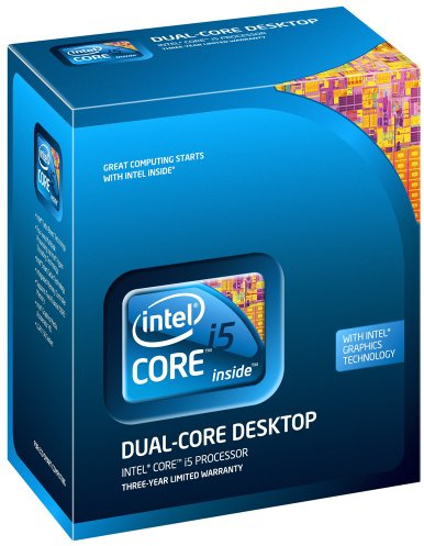 Intel Core i5 (760 2,8 GHz Quad Core Prozessor, Sockel 1156 DMI 2.5 GT/s, L3, 8 MB Cache 0.045 Micron (Intel-Version: 3 Jahre garantie