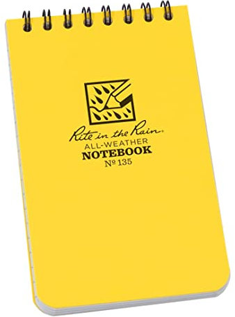 Rite in the Rain All-Wetter Notizblöcke gelb One Size