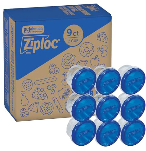 Ziploc Twist 'n Loc Container, Medium, 3 Pack, 2 ct