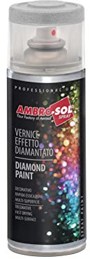 AMBRO-SOL, Pintura Spray Metalizada, Efecto Perlado, Color Gris, 400 ml