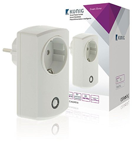 König SAS-CLALSPE10 Smart-Steckdose für SAS-CLALARM10