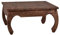 MiaMöbel Couchtisch Colombo 80x80 cm Kolonialstil Massivholz Teak Dunkelbraun