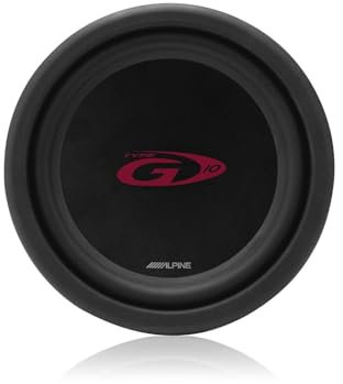 Alpine SWG-1044 Subwoofer, schwarz
