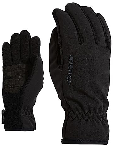 Ziener Kinder LIMPORT Funktions- / Outdoor-Handschuhe | Winddicht atmungsaktiv, black, 7,5