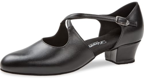 Diamant, Zapatos de Baile Mujer estándar y Latino, Negro, 37 EU