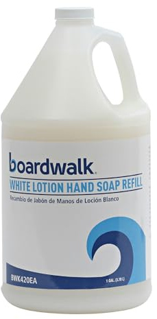 Boardwalk BWK420CT Mild Cleansing Lotion Soap, Floral Scent, Liquid, 1gal Bottle (Case of 4)