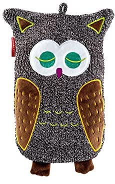 Hugo Frosch Kinder Öko-Wärmflasche 0,8 l mit Tierbezug Eule