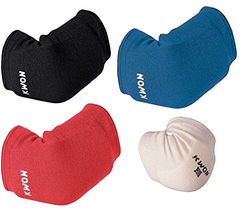 Kwon Ellbogenschützer Stoff Junior weiß