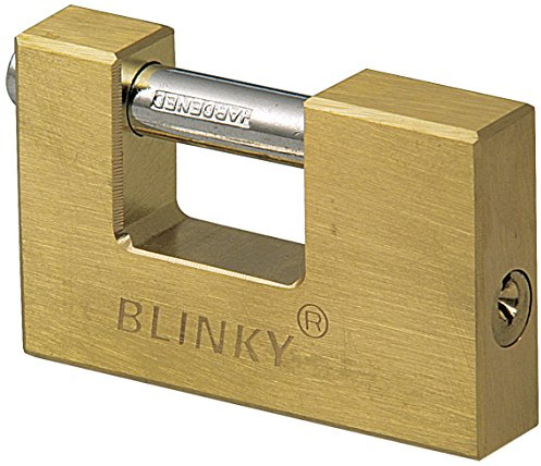 Blinky 26525-75 Lucchetto per Serrande in Ottone Pesante, 75 mm
