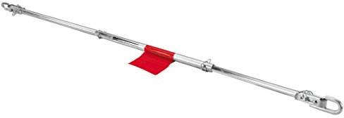 Bottari 28016 Barra Traino per Auto 186cm, Portata Max. 2000kg, con Bandiera di Segnalazione