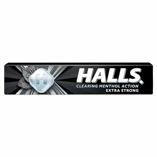 Halls Clearing Menthol Action Extra Strong 10 Sweets Tube - 33.5g