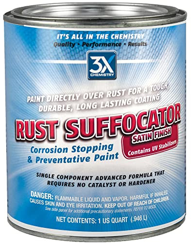 3X:Chemistry 46817 Rust Suffocator, Satin Finish, 1 Quart (Pack of 1)