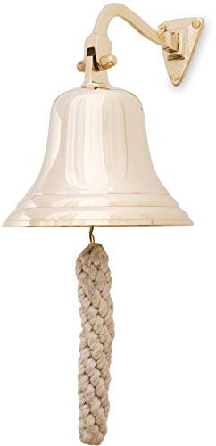 mare-me Klassische Schiffsglocke Messing 12,5cm