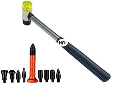 Kit de réparation 10 pièces Hiyi sans Peinture pour Bosses, Marteau pour débosseler soi-même.