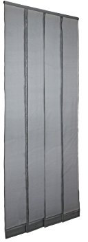 AvosDim.com stores, rideaux, moustiquaires Moustiquaire Rideau de Porte Gris L1000 x H2300mm recoupable