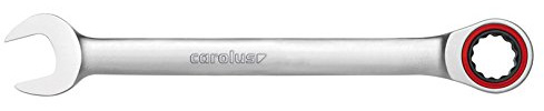 Carolus by GEDORE Ringratschenmaulschlüssel, mit Ratsche, SW 22 mm, flach, 12-kant, Schraubenschlüssel, 1700.0220