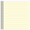 Semikolon 353064 Büttenpapier liniert, 17-fach gelocht – 22 x 22 cm – geeignet für Foto- & Gästebuch 17-Ring – 20 Blatt