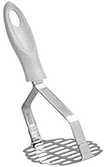 Metaltex Pressa patate con manico ABS, acciaio inox, vaniglia, 30 x 4 x 5 cm