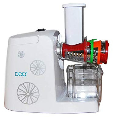 Slow Juicer 80t/min extracteur pour Jus de fruit et de légumes avec râpe offerte