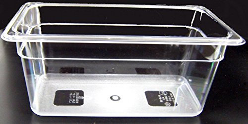 airbrush-city GN 1/3 Gastronormbehälter 5,7 Liter tief 150mm GN-Behälter Polycarbonat stapelbar spülmaschinenfest für Temperaturen -40 bis 100°C